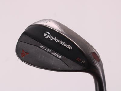 TaylorMade Milled Grind Black Wedge Lob LW 58° 11 Deg Bounce Project X 6.0 Steel Stiff Right Handed 35.5in