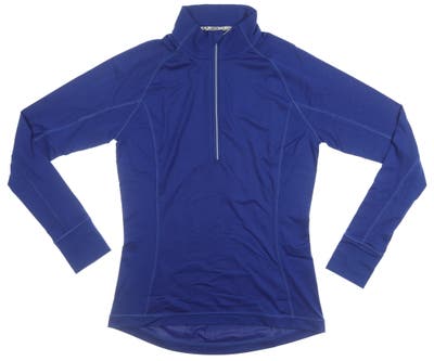 New Womens Puma Rotation 1/4 Zip Pullover Small S Blue MSRP $65 577943 19