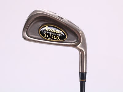 Tommy Armour Titanium 100 Single Iron 4 Iron Stock Graphite Shaft Graphite Regular Right Handed 38.75in