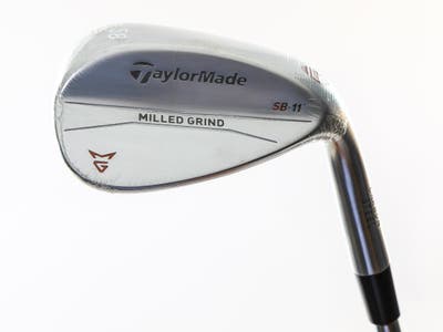 Mint TaylorMade Milled Grind Satin Chrome Wedge Lob LW 58° 11 Deg Bounce True Temper Dynamic Gold S200 Steel Stiff Right Handed 35.0in
