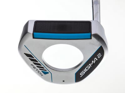 Ping Sigma 2 Fetch Adjustable Platinum Putter Straight Arc Steel Right Handed Black Dot 35.0in