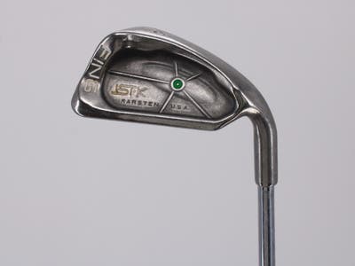 Ping ISI K Single Iron 8 Iron Stock Steel Shaft Steel Stiff Right Handed Green Dot 36.5in