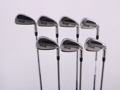 Ping S59 Iron Set 4-PW Stock Steel Shaft Steel Stiff Right Handed Blue Dot 38.25in