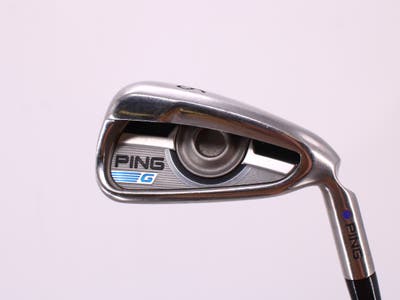 Ping 2016 G Single Iron 6 Iron CFS 70 Graphite Graphite Regular Right Handed Purple dot 38.0in