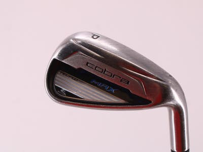 Cobra MAX Single Iron Pitching Wedge PW Stock Steel Shaft Steel Regular Right Handed 35.75in