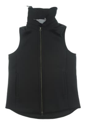 New Womens Belyn Key Grommet Vest X-Small XS Black MSRP $156 VST0002