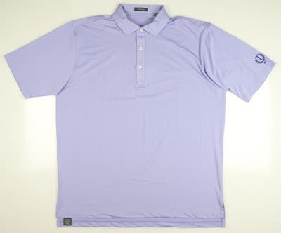 New W/ Logo Mens Turtleson Palmer Polo X-Large XL Periwinkle MSRP $89
