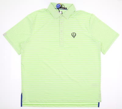 New W/ Logo Mens Ralph Lauren RLX Golf Polo X-Large XL Green MSRP $98