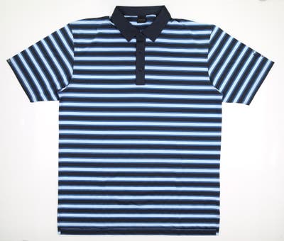New W/ Logo Mens Dunning Golf Polo XX-Large XXL Blue MSRP $89