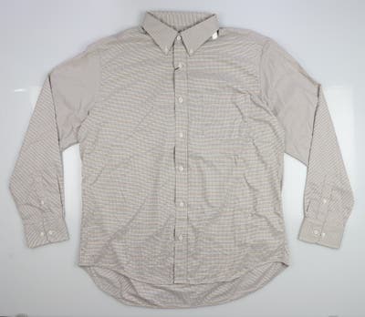 New W/ Logo Mens Turtleson Golf Long Sleeve Button-Down X-Large XL Multi MSRP $135