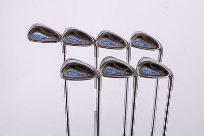 Ping G2 Iron Set 6-PW GW SW Ping CS Lite Steel Regular Right Handed Blue Dot 38.25in