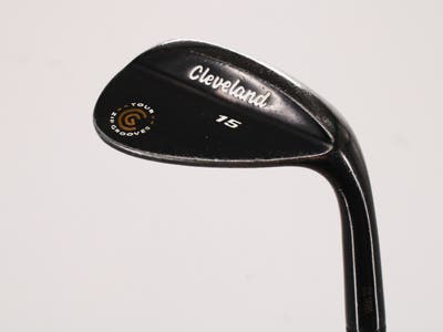 Cleveland CG15 Black Pearl Wedge Lob LW 58° 12 Deg Bounce Cleveland Traction Wedge Steel Wedge Flex Right Handed 35.75in