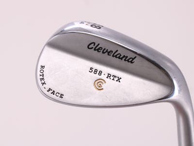Cleveland 588 RTX Satin Chrome Wedge Lob LW 58° 14 Deg Bounce True Temper Dynamic Gold Steel Wedge Flex Right Handed 35.25in