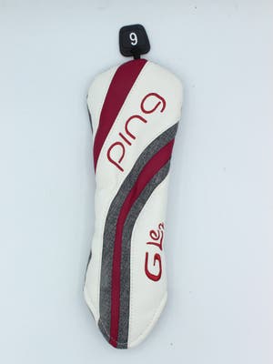 PING GLE 2 #6H Utility Hybrid Headcover White/Silver/Maroon