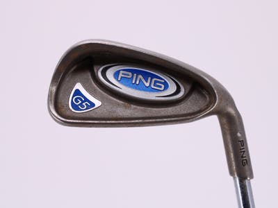 Ping G5 Single Iron 4 Iron Stock Steel Shaft Steel Stiff Right Handed White Dot 38.25in