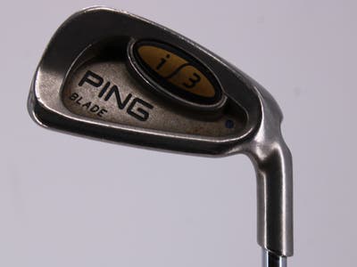Ping i3 Blade Single Iron 6 Iron Ping JZ Steel Stiff Right Handed Blue Dot 37.5in
