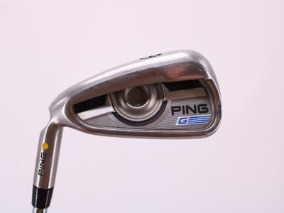 Ping 2016 G Single Iron 6 Iron AWT 2.0 Steel Regular Left Handed Yellow Dot 38.0in