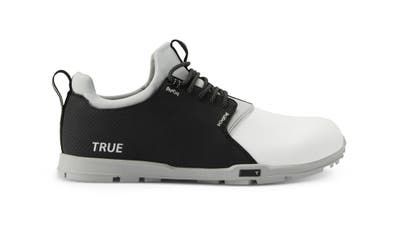 New Mens Golf Shoe True Linkswear True Original 1.2 Medium 10 White/Black Saddle MSRP $170