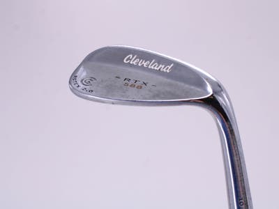 Cleveland 588 RTX 2.0 Tour Satin Wedge Lob LW 60° 2 Dot Mid Bounce True Temper Dynamic Gold Steel Wedge Flex Right Handed 35.25in