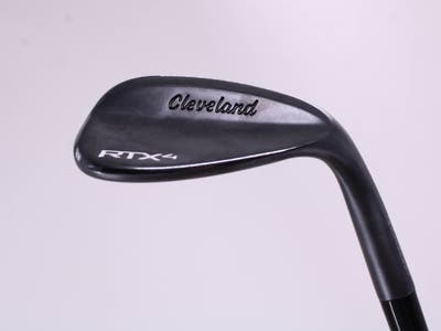 Cleveland RTX 4 Black Satin Wedge Lob LW 58° 9 Deg Bounce Dynamic Gold Tour Issue S400 Steel Stiff Right Handed 35.5in