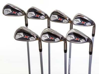 Callaway X Hot 19 Iron Set 5-PW GW Project X PXv Graphite Regular Right Handed 38.0in