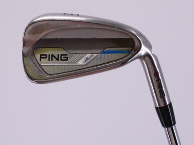 Ping 2015 i Single Iron 6 Iron Stock Steel Shaft Steel Stiff Right Handed Red dot 38.25in