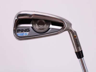 Ping 2016 G Single Iron 4 Iron True Temper Dynamic Gold Steel X-Stiff Right Handed Yellow Dot 38.75in