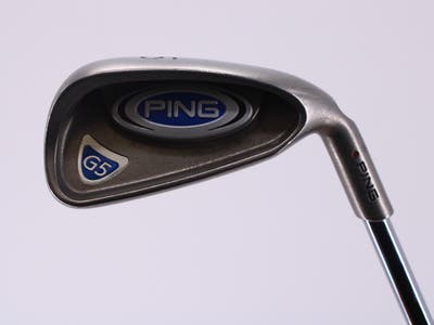 Ping G5 Single Iron 5 Iron Stock Steel Shaft Steel Regular Right Handed Maroon Dot 39.0in