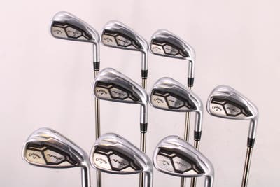 Callaway Apex CF16 Iron Set 4-PW GW SW UST Mamiya Recoil 460 F3 Graphite Regular Right Handed 37.75in