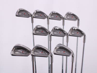Ping ISI Iron Set 3-PW SW LW Ping Z-Z65 with Cushin Insert Steel Stiff Right Handed Red dot 38.0in