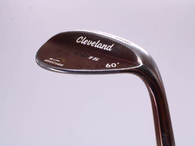 Cleveland CG15 Black Pearl Wedge Lob LW 60° Cleveland Traction Wedge Steel Wedge Flex Right Handed 35.5in