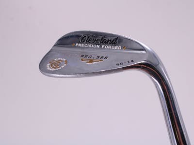 Cleveland 2012 588 Chrome Wedge Sand SW 56° 14 Deg Bounce True Temper Tour Concept Steel Wedge Flex Right Handed 35.5in