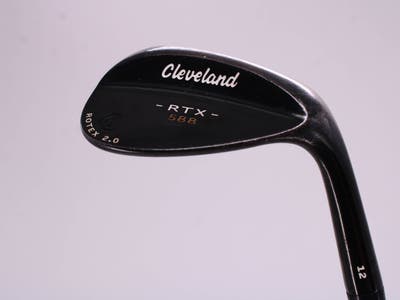 Cleveland 588 RTX 2.0 Black Satin Wedge Sand SW 56° Stock Steel Shaft Steel Wedge Flex Right Handed 35.75in