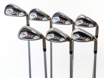 Mint Callaway X Hot 19 Iron Set 5-PW GW Project X PXv Graphite Regular Right Handed 38.0in