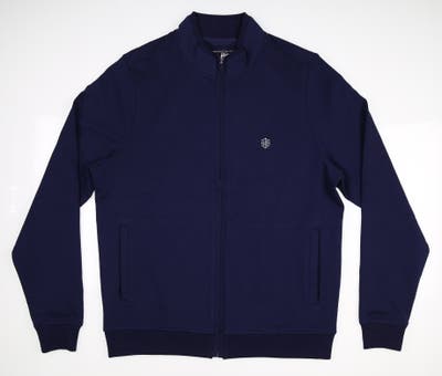 New W/ Logo Mens Holderness and Bourne The Coe Jacket Medium M Navy Blue MSRP $175