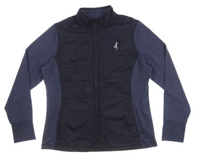 New W/ Logo Womens Cutter & Buck Golf Jacket X-Large XL Navy Blue MSRP $130