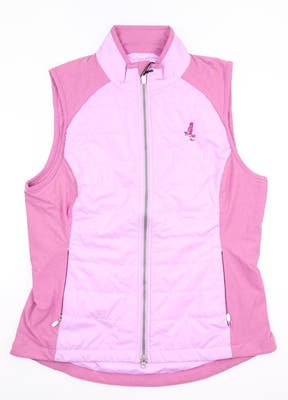 New W/ Logo Womens Zero Restriction Tess Vest Large L Lilac Quartz MSRP $155