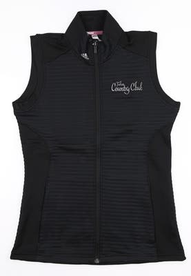 New W/ Logo Womens Adidas COLD.RDY Vest Small S Black MSRP $95