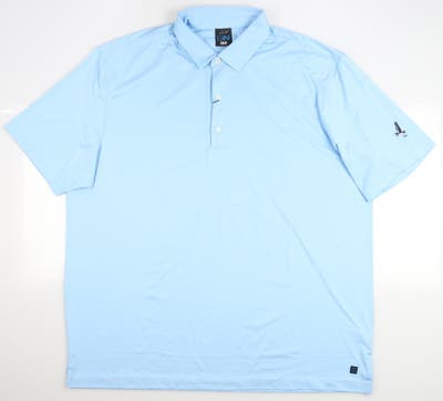 New W/ Logo Mens Greg Norman Golf Polo XX-Large XXL Blue MSRP $69