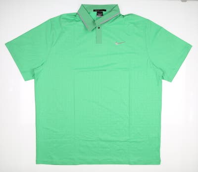New Mens Nike Tiger Woods Polo XX-Large XXL Green MSRP $85