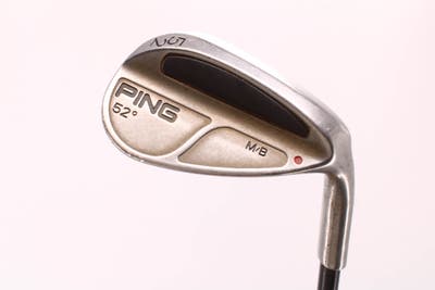 Ping MB Wedge Gap GW 52° Stock Graphite Wedge Flex Right Handed Red dot 35.5in