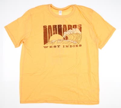 New W/ Logo Mens Alternative Apparel T-Shirt Large L Orange MSRP $28