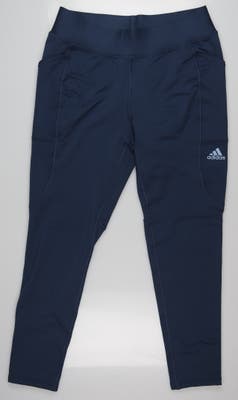 New Womens Adidas Primegreen COLD.RDY Leggings Large L Crew Navy MSRP $75