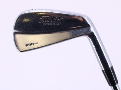 Titleist 690 MB Forged Single Iron 4 Iron Stock Steel Shaft Steel Regular Right Handed 39.5in
