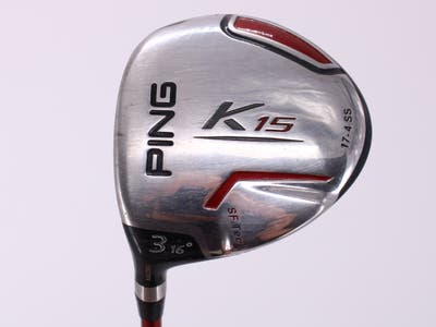 Ping K15 Fairway Wood 3 Wood 3W 16° Ping TFC 149F Graphite Stiff Left Handed 42.75in
