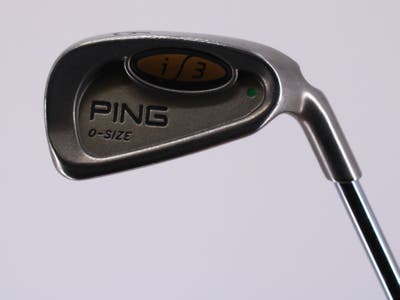 Ping i3 Oversize Single Iron 6 Iron Ping JZ Steel Stiff Right Handed Green Dot 38.25in