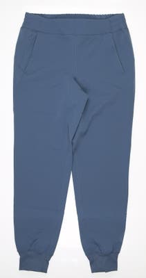 New Womens Puma Pierview Joggers Small S Blue MSRP $90