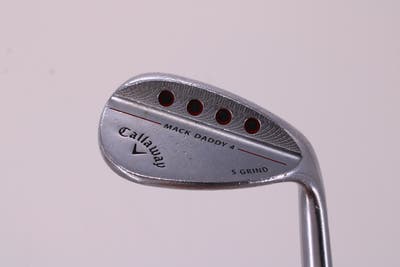 Callaway Mack Daddy 4 Chrome Wedge Sand SW 56° 10 Deg Bounce S Grind Dynamic Gold Tour Issue R300 Steel Regular Right Handed 35.0in