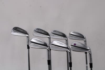 Titleist 714 MB Iron Set 4-PW Project X Rifle 6.0 Steel Stiff Right Handed 38.25in