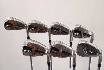 TaylorMade M6 Iron Set 5-PW GW SW FST KBS MAX 85 Steel Stiff Right Handed 38.75in